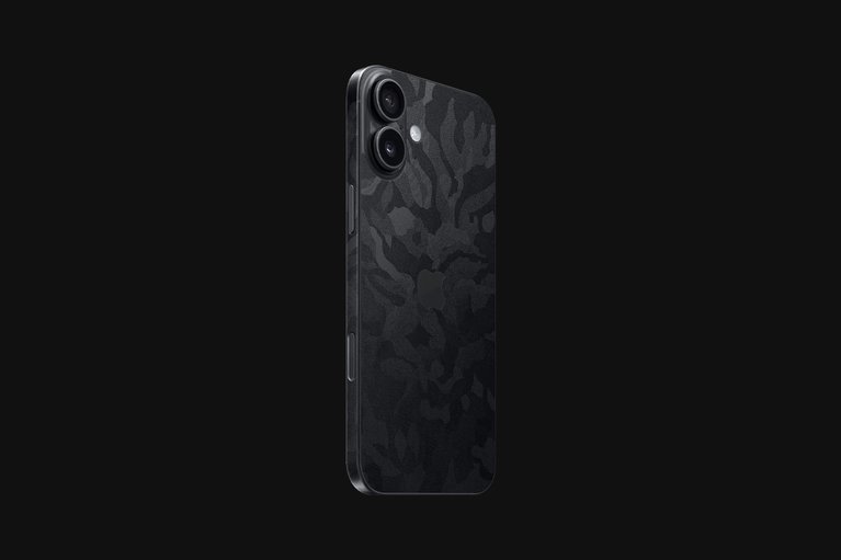 Razer Skins - iPhone 16 Plus - Black Camo - Full -view 1