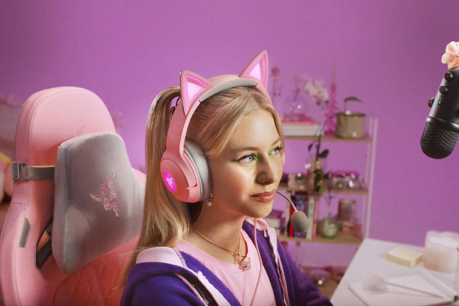 Razer Kraken Kitty V2 - Quartz