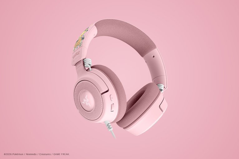 Razer Kraken V4 X - Pikachu & Eevee Edition -view 1