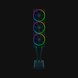 Razer Hanbo Chroma 360mm - Black Background with Light (Front View)