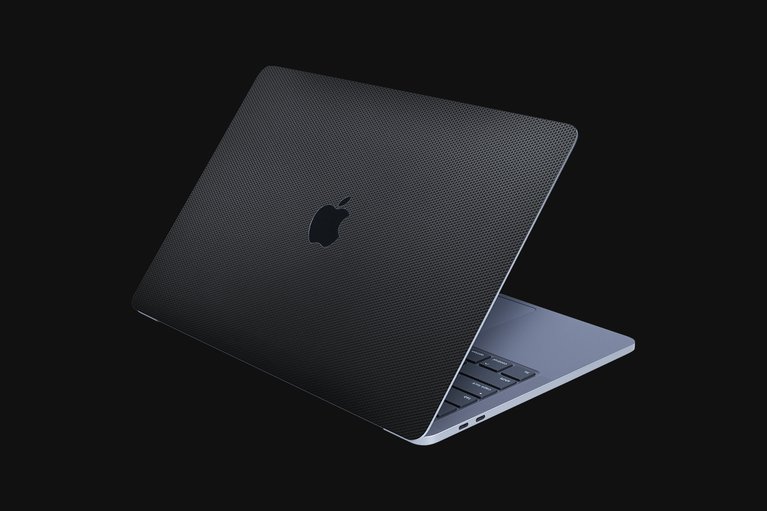 Razer Skin - MacBook Pro 13 - 3D Honeycomb (Black) - Top -view 1