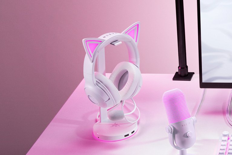 Razer Kraken Kitty V2 - 白色 -view 1