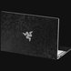 Razer Book (Angled View) Skin - Lenticular Camo (Black) Full