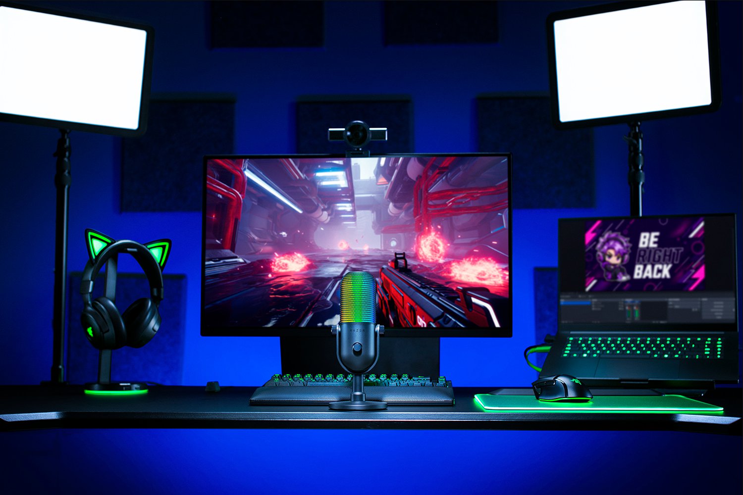 Razer Seiren V3 Chroma 32-Bit DSP - Black