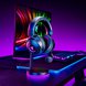 Razer Kraken V3 Pro on Razer Base Station V3 (Black) on Razer workdesk (Purple Theme)