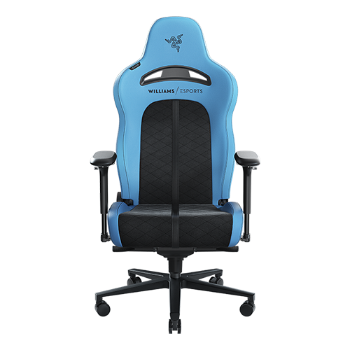 Razer Enki Pro - Williams Esports Edition - Premium Gaming Chair with Alcantara® Leather for All-Day Comfort - Designed for All-day Comfort - Built-in Lumbar Arch