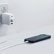 Razer USB-C 130W GaN Charger (White) in Wall Socket with Razer Phone