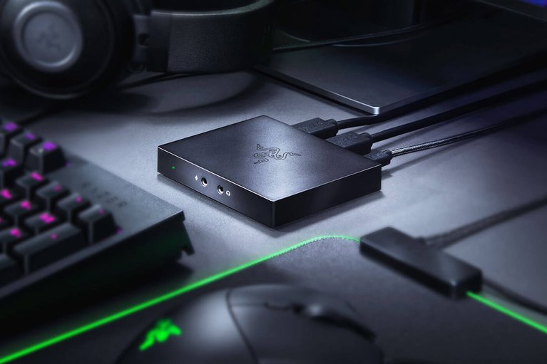 Razer Ripsaw HD on Razer Streaming Workstation Closeup