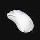 Razer DeathAdder Essential (White) - Black Background with Light (Back-Angled View)