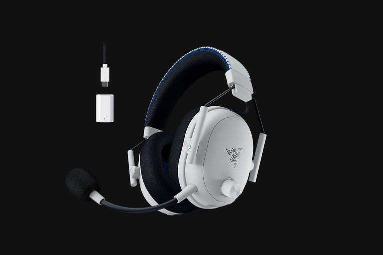 Razer BlackShark V3 Pro for PlayStation - Bianco -view 1