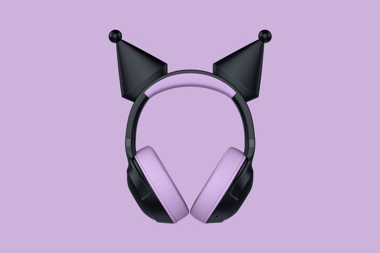 Razer Kraken Kitty V2 BT - Kuromi Edition -view 1