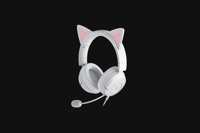 Razer Kraken Kitty V3 - White -view 1
