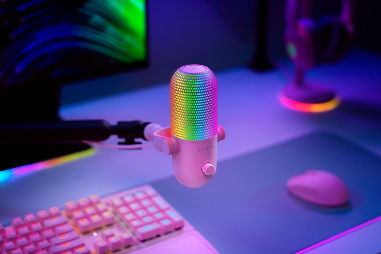 Razer Seiren V3 Chroma - Quartz - 1 を表示