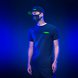 Razer Streak Tee XXL Male Model - Blue Sidelight
