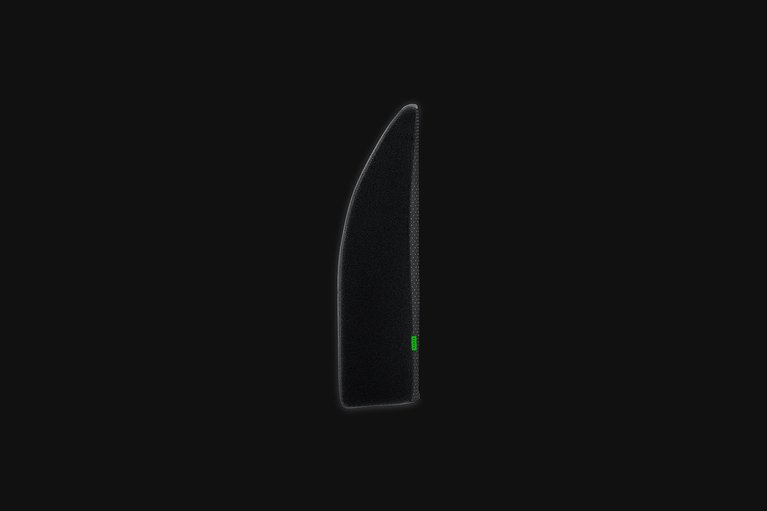 Razer Lumback Cusion - Black Background with Light (Side View)