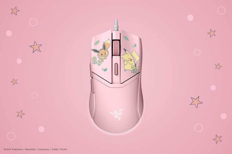 Razer Cobra - Pikachu & Eevee Edition -view 1