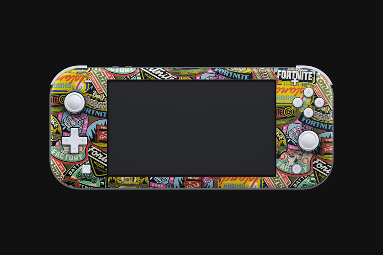 Razer Skins - Nintendo Switch Lite - Fortnite - Landscape 3 - Console -view 1