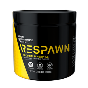 RESPAWN - Mental Performance Drink Mix - Tropical Pineapple - Tub (40 Servings)