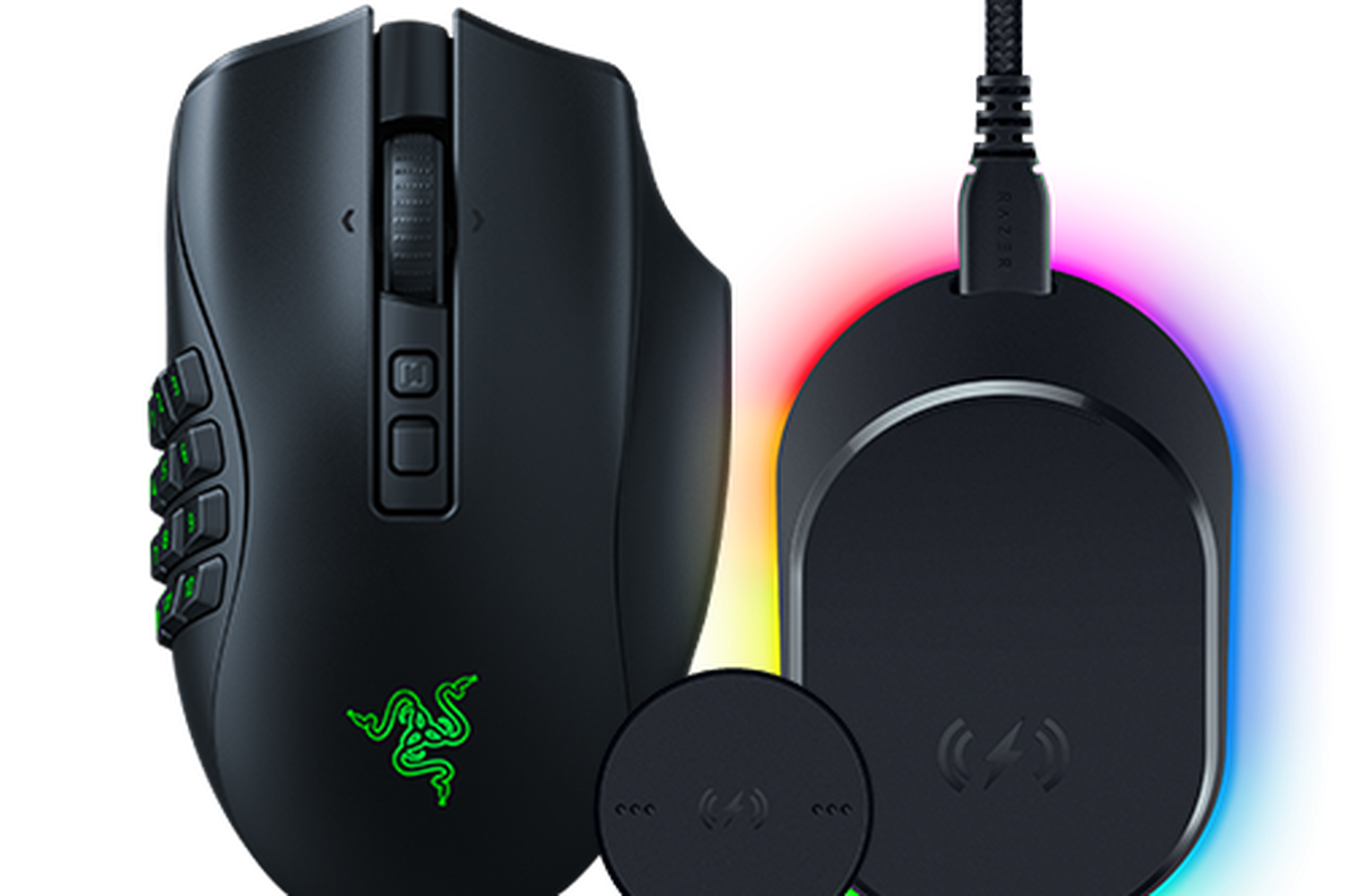 Razer Naga V2 Pro + Mouse Dock Pro Bundle | Mice