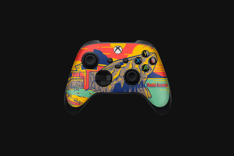Razer Skins - Xbox Series X - Fortnite - Shark Island - Complete -view 1