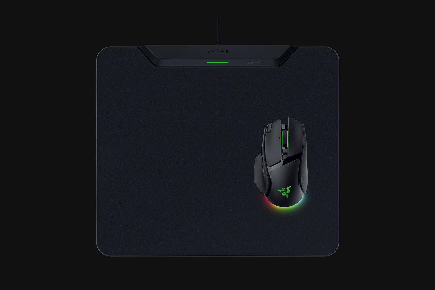 Razer Basilisk V4 Pro - Black + HyperFlux V2 Wireless Charging System - Hard Edition
