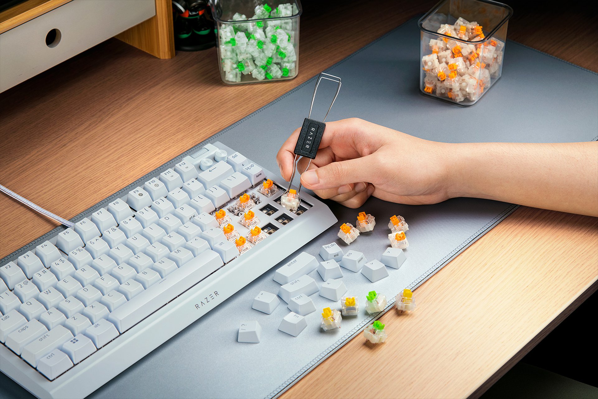 Buy Razer BlackWidow V4 75% - US - White | Gaming Keyboards 