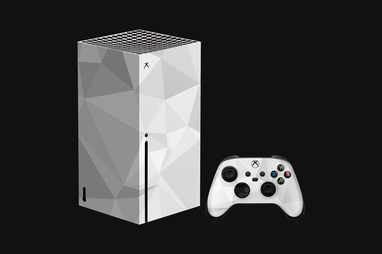 Razer Skins - Xbox Series X - Geometric Mercury - Complete -view 1