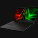 Razer Blade 14 144Hz - Black Background with Light (Right-Angled View)