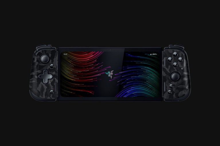 Razer Skins - Razer Edge - Black Camo - Full -view 1