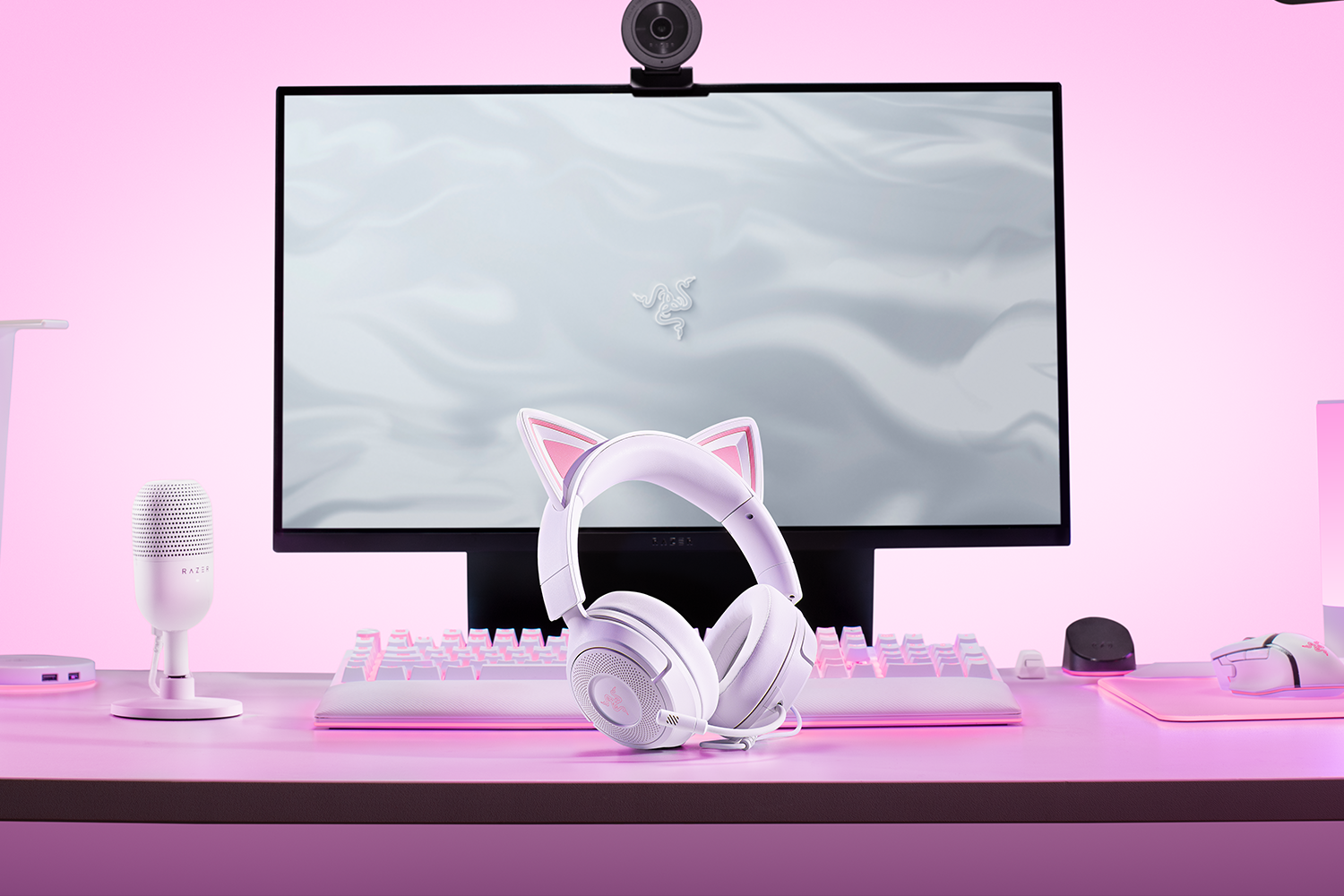 Razer Kraken Kitty V3 X - White