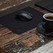 Razer Goliathus Mobile Stealth Edition Mat with Razer Blade Stealth Laptop and Razer Orochi Mouse  - Public Cafe Table (Back-Angled View)