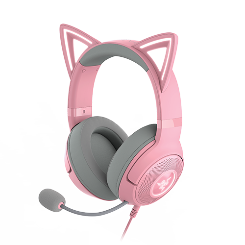 Wired RGB Headset with Kitty Ears