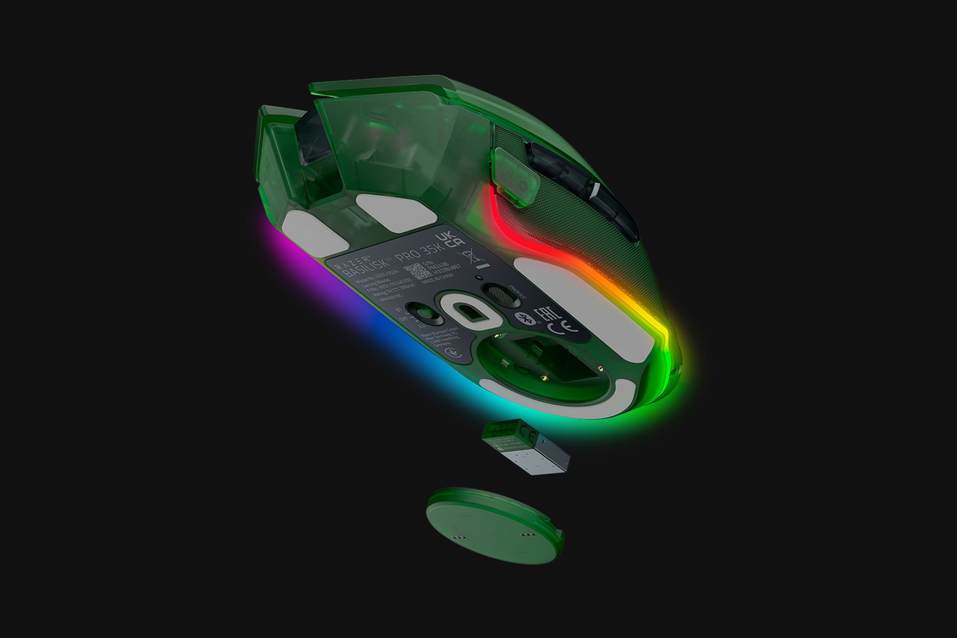 Razer Basilisk V3 Pro 35K - Phantom Green Edition | マウス