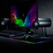 Razer Nommo on Razer Workstation Black (Angled View)