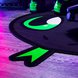 Razer Sneki Snek Floor Rug closeup to highlight smooth fabric texture