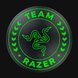 Team Razer Floor Mat - Black Background with Light