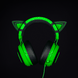 Razer Silicone Kitty Ears (Green) on Razer Kraken (Green)