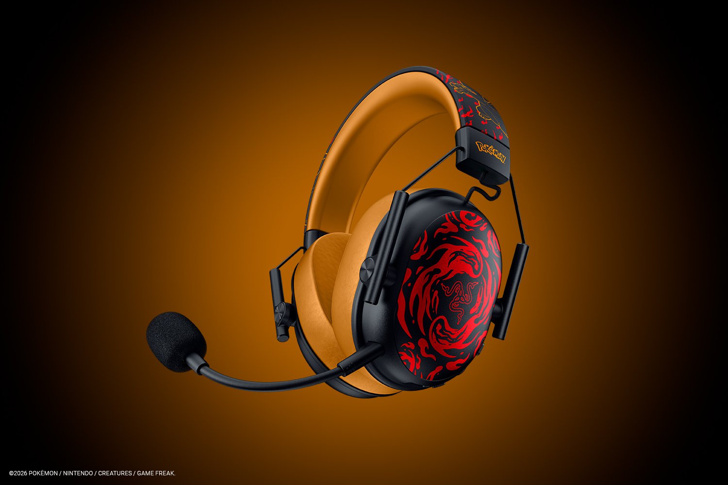 Razer BlackShark V3 X HyperSpeed - Charizard Edition