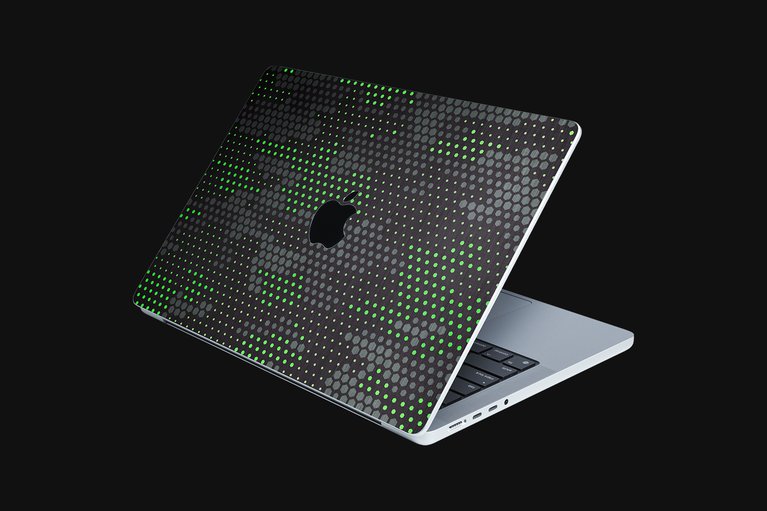 Razer Skin - MacBook Pro 14 - Hex Camo (Green) - Top -view 1
