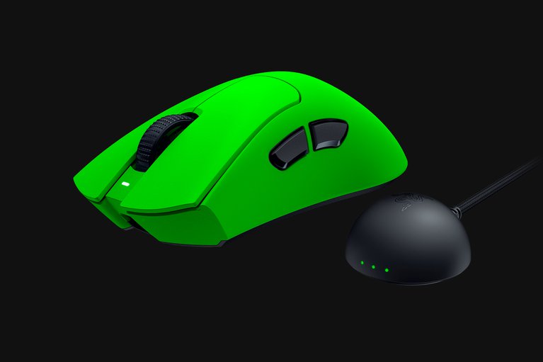 Razer DeathAdder V4 Pro - Esports Green Edition -view 1