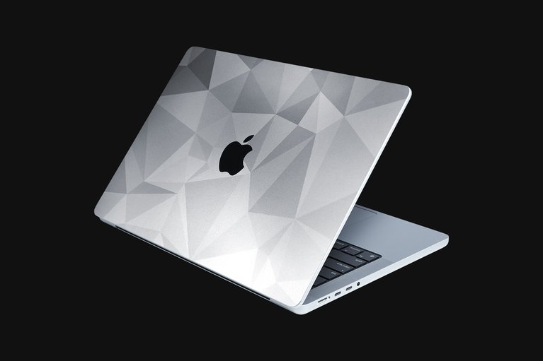 Razer Skin - MacBook Pro 14 - Geometric Mercury - Top -view 1