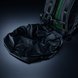 Razer Rogue 17 Backpack V3 (Black) Rain Cover Closeup - Black Background with Light (Angled View)
