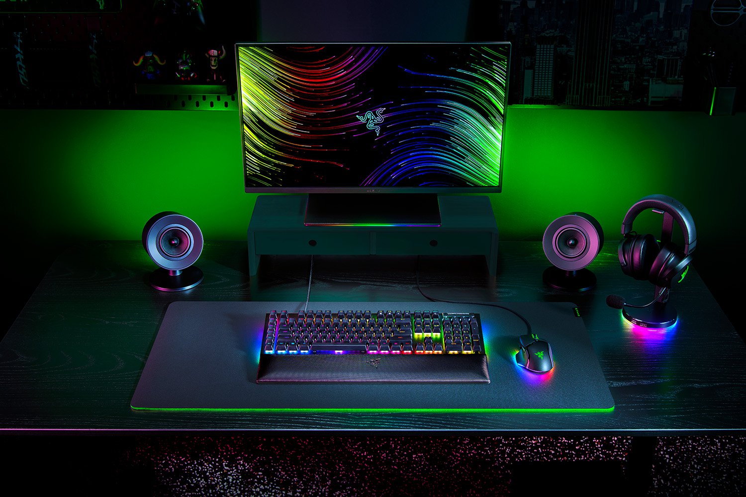 Razer BlackWidow V4 - 綠軸 - US