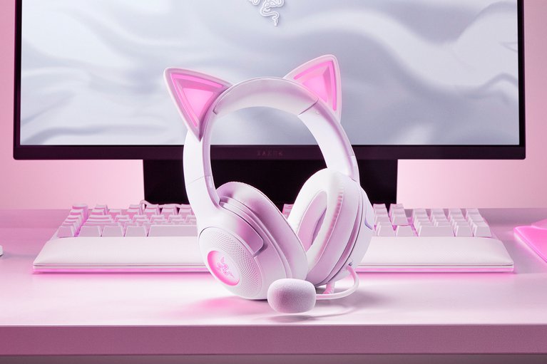 Razer Kraken Kitty V2 - 白色 -view 1