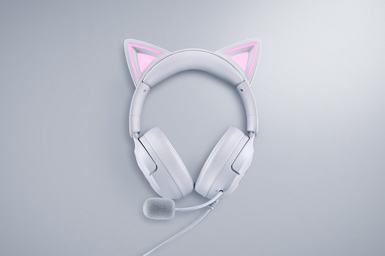 Razer Kraken Kitty V3 - White -view 1