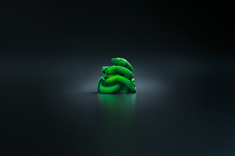 Razer Artisan Keycap - Triple-Headed Snake -view 1