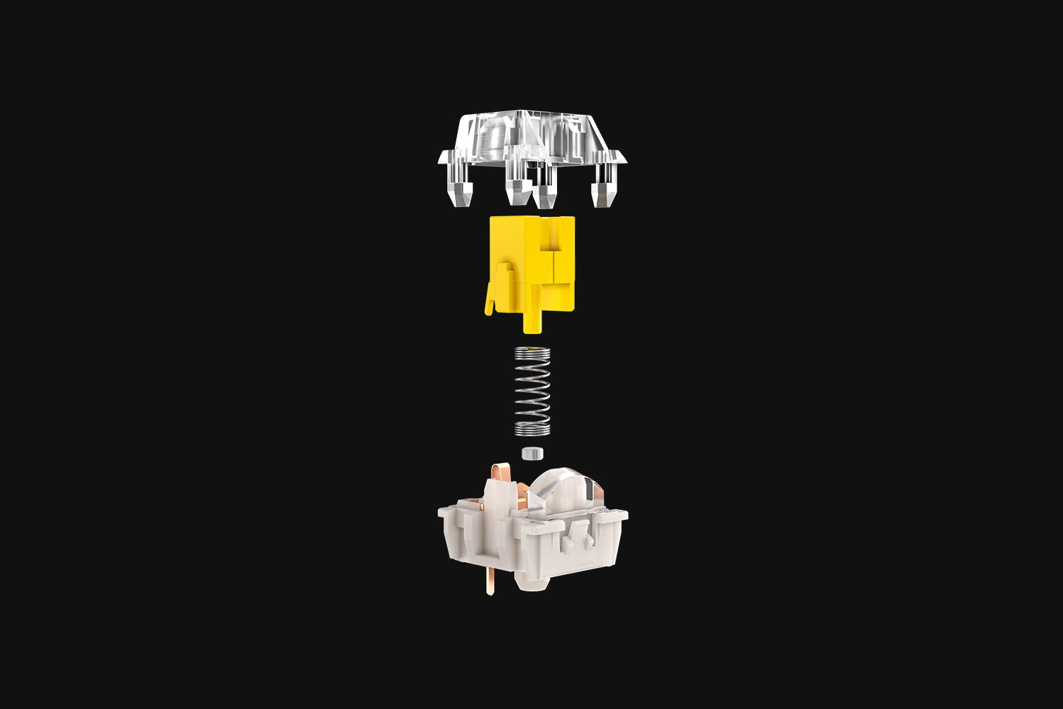 Razer Mechanical Yellow Switches Full Set for 75% Barebones Keyboards