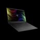 Razer Blade 17 165Hz - Black Background with Light (Left-Angled View)