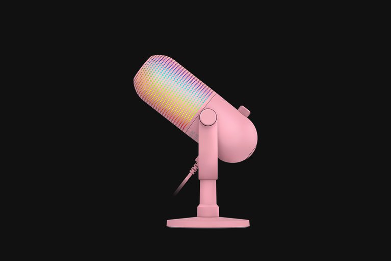 Razer Seiren V3 Chroma 32-Bit DSP - Quartz -view 1