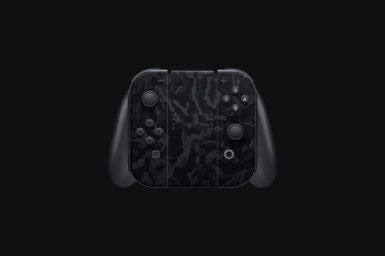 Razer Skins - Nintendo Switch - Black Camo - Console -view 1